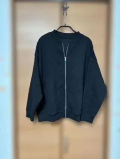 ブラック キルティングジャケット