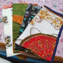 SONIA RYKIEL 猫柄他／ハンカチセット 4枚