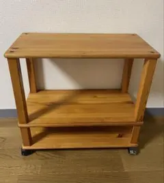 【引き取り (11/21 午後に粗大ゴミ)】 木製ワゴン