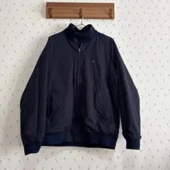 TOMMY HILFIGER リバーシブル　ネイビー ジップアップ ジャンパー