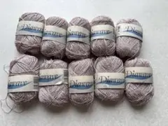 Diawave 薄い紫 毛糸 10個セット