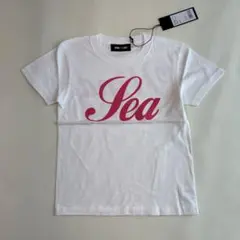 WIND AND SEA 半袖Tシャツ ホワイト/ピンク サイズF