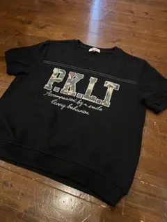 ピンクラテ★スウェット生地のTシャツ　M/165