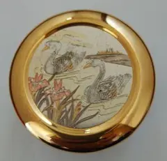 彫金された小物入れ THE ART OF CHOKIN 24KT