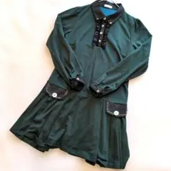 axes femme アクシーズファム　ワンピース　チュニック　フリル　 Ⅿ