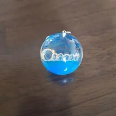 Chacott チャコット キーホルダー ボール型 ブルー