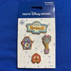 ディズニー　トゥーンタウン ピンバッジセット ミッキー　ミニー
