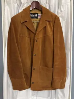 Schott スエードジャケット ブラウン