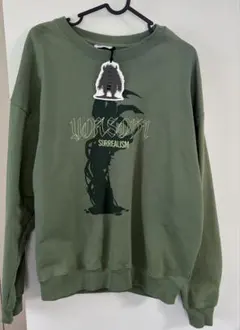 新品 YOASOBI 超現実 クルーネック スウェットシャツグリーン M - メルカリ