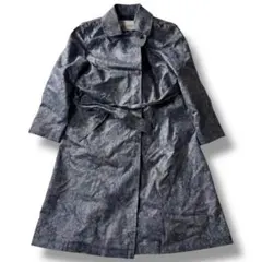 90s LONDON FOG フラワー柄 花柄 ロングコート ビンテージ 古着