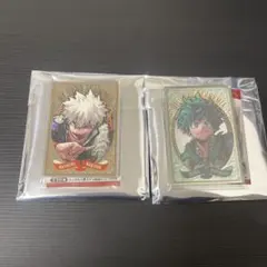 ヒロアカ パブミラー風アクリルステッカー　十傑　爆豪勝己 緑谷出久