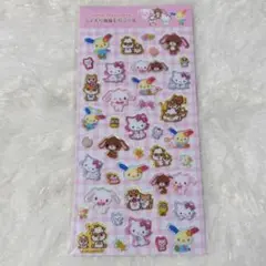 正規品　サンリオキャラクター　ラメ入り樹脂もりシール　サンリオ