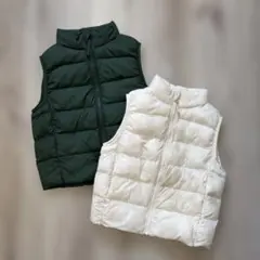 UNIQLO ダウンベスト 110サイズ 2色セット