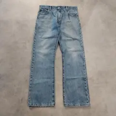 リーバイス517 Levis W33 フレア ブーツ 青 古着 ヒゲ 23091