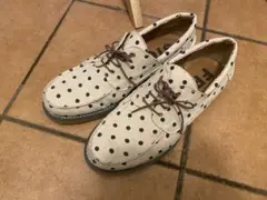 フラボア　靴　メンズ　ドット　水玉　25