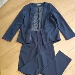 AIYISHANGFUSHI ネイビー パンツセットアップ S