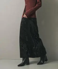 【タグ付き新品】SENSE OF PLACE ペンシルスカート ブラック