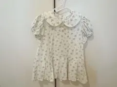 韓国服 anneshirley 花柄 丸襟 ワンピース