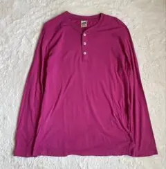 ち*る様 00s old uniqlo y2k archive ヘンリーネックロ