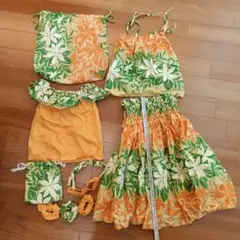 パウスカート　フラダンス　ケイキ　キッズ　セット　60cm丈