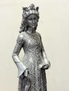 PAST TIMES 英国 ブロンズ調 貴婦人像 王冠 フィギュリン 置物 - メルカリ