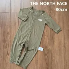 最終価格【THE NORTH FACE】ロングスリーブロンパース カーキ