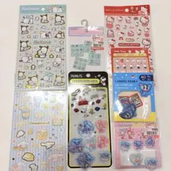 キャラクターシールセット シナモロール ハローキティ　シール詰め合わせ