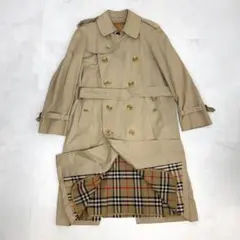 美品 着丈117 バーバリー ライナー ベルト付 トレンチコート ノバチェック 着丈117】バーバリーズ ライナー付 トレンチコート ノバチェック