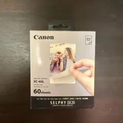 Canon SELPHY QX20用カラーインク/ラベルセット XC-60L