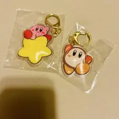 ◆新品未使用•タグ付◆星のカービィキーホルダー♡カービィ&ワドルディ
