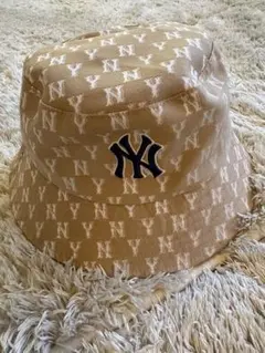 ニューヨーク・ヤンキース バケットハット ベージュ　MLB 59