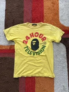 24時間テレビ Tシャツ イエロー S エイプ Ａ BATHING APE