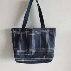 ★EASTBOY トートバッグ ネイビー チェック柄 レディース用品のサムネイル