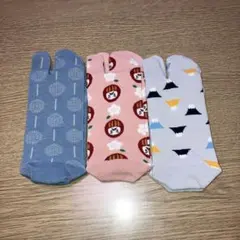 和柄くつ下 3足組