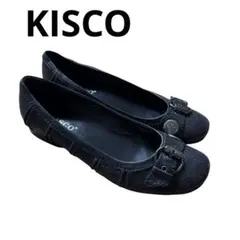 美品！KISCO ローファー 金具付き　ブラック　39のサムネイル