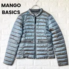マンゴー MANGO ダウン ジャケット ブルゾン メタリック グレー 個性的のサムネイル