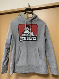 BEN DAVIS ゴリラロゴ グレーパーカー Mのサムネイル