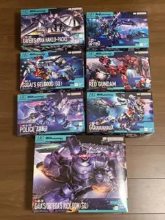 HG 1/144 GQuuuuuuX ジークアクス 7体 まとめ売り