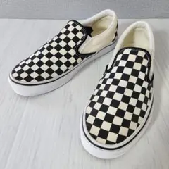 VANS checker slipon チェック スリッポン スニーカー 27