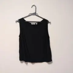 UNIQLO ノースリーブ チュニック ブラックのサムネイル