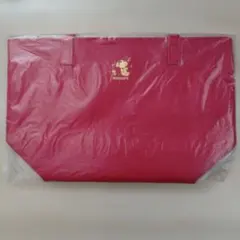 スヌーピー レザー調ランチトート 赤 新品