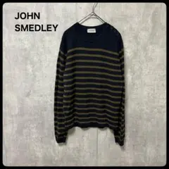 # JOHN SMEDLEY ジョンスメドレー ボーダーニット　トップスのサムネイル