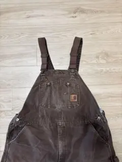 Carhartt ブラウンオーバーオール