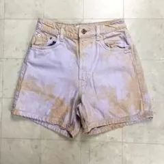 ZARA カラーデニムショートパンツ レディース EUR34 古着 KW-376