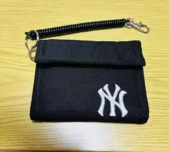 ニューヨークヤンキース 三つ折り財布 ナイロン製