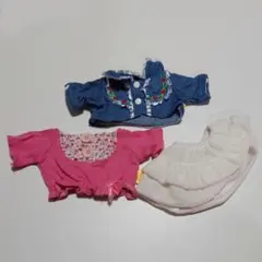 うさももドール 服 Mサイズ マザーガーデン 着せかえ衣装 3着セット