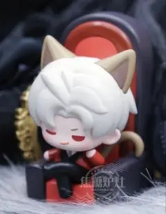 即購入可　恋と深空　シン　あくまにゃん　王座　フィギュア　セット