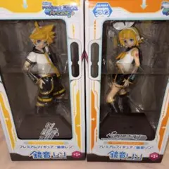 美品 鏡音レン 鏡音リン プレミアムフィギュア DIVR