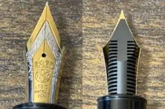 新品未使用 1960年- 14C 三帯 エボナイト芯 モンブラン 万年筆 EF