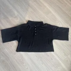 JEANASIS ポロシャツ ブラック Fのサムネイル
